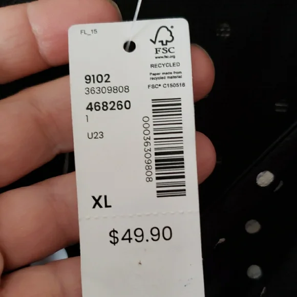 Reitmans Black and White Polka Dot Blouse - Picture 3 of 8